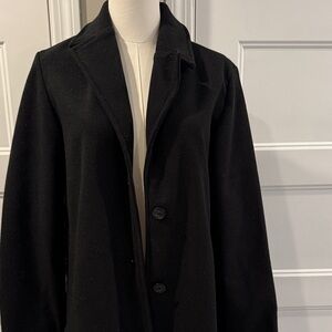 Old Navy Women's Black Trench Coat